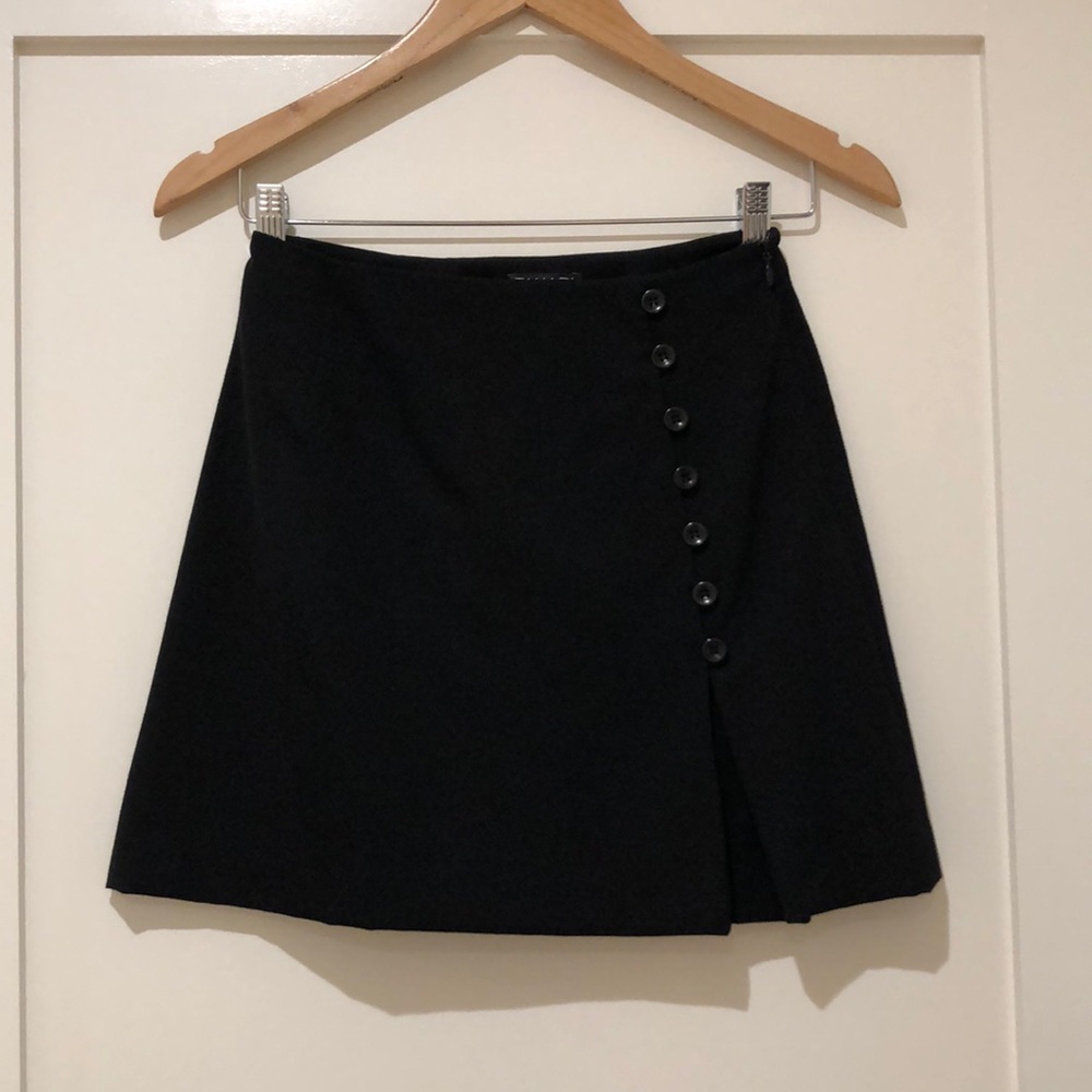 Tahari Wool Mini Skirt